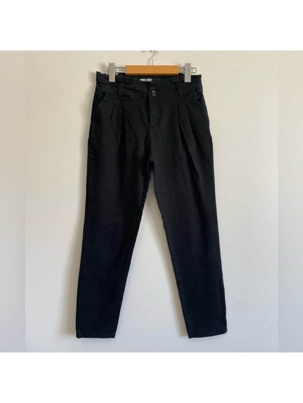 Black  Parisian Cotton Trouser Pants